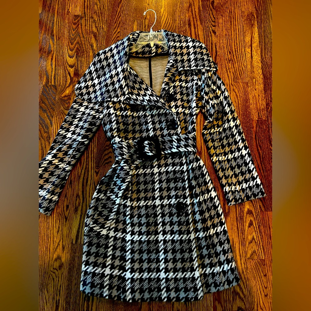 Elegant MIDI Wrap Coat Size S